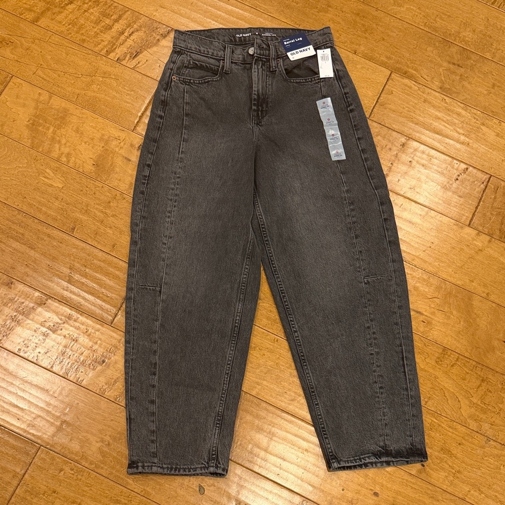 Old Navy Women's Ankle & Cropped Jeans - Dark Gray